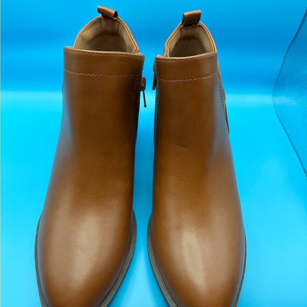 Elegant Tan Ankle Booties